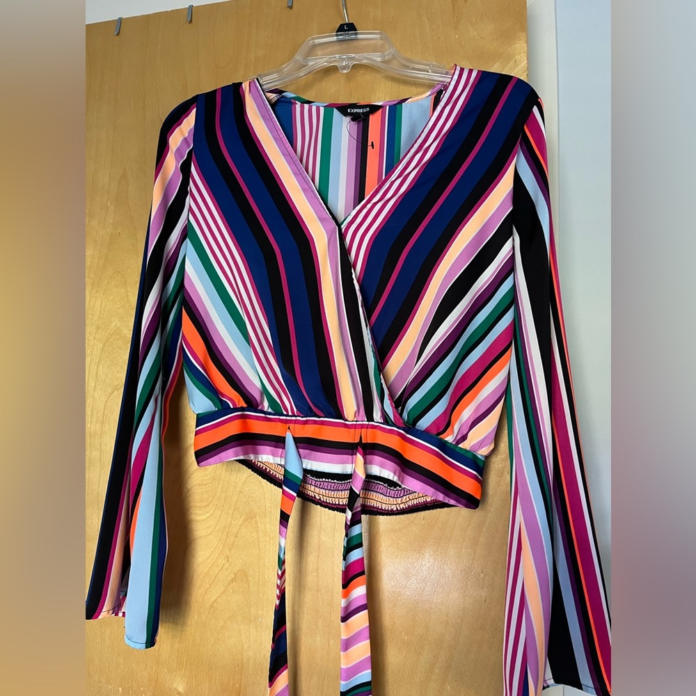 Express multi-colored top